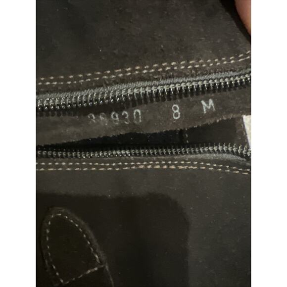 La Canadienne Gavan Suede Buckle Booties 8 Brown - Picture 7 of 7